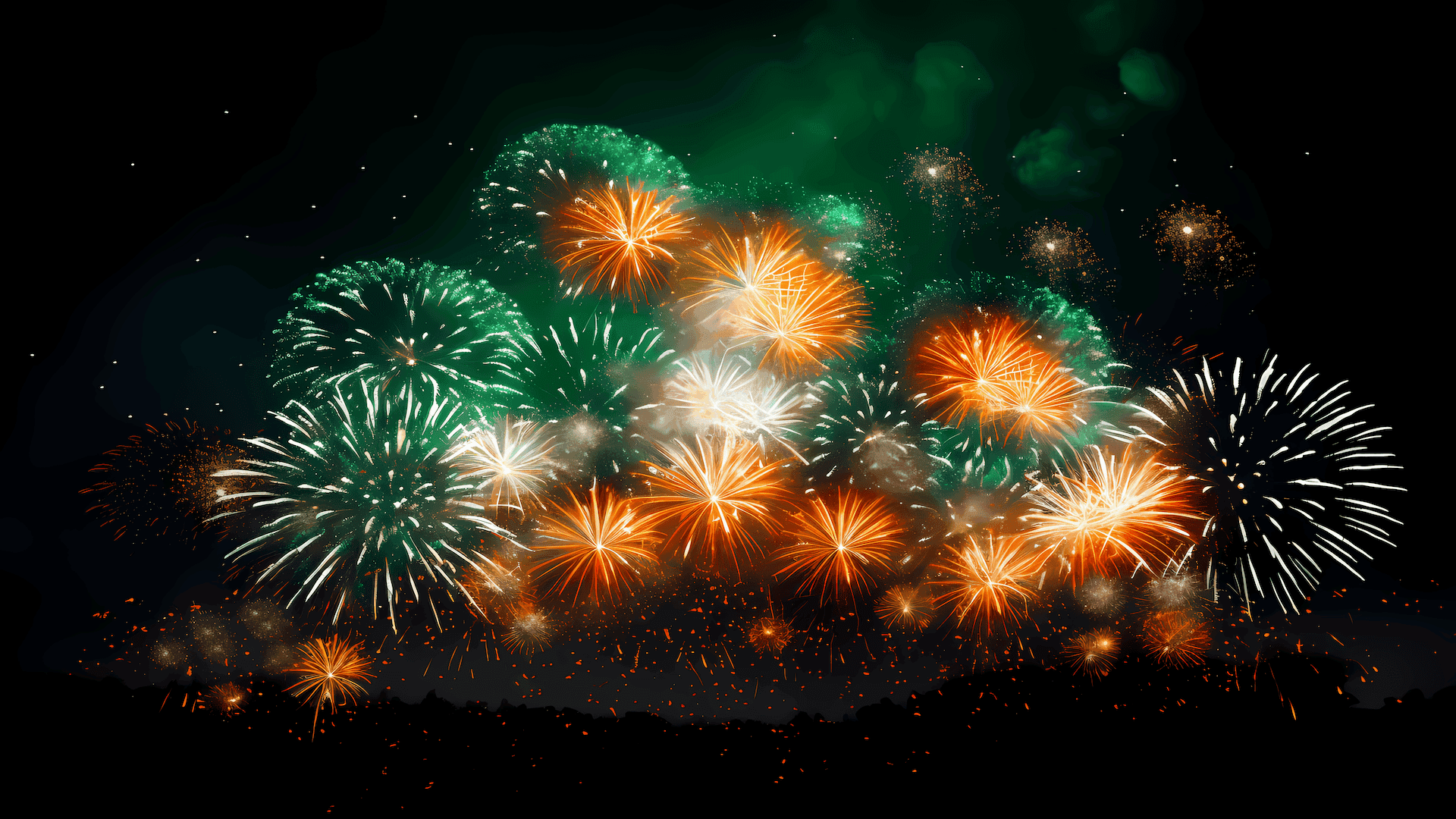 A vibrant display of various high-quality fireworks available at EmberPyro.